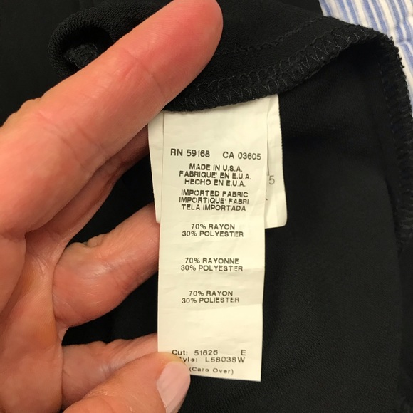 Karen Kane Black Wide Leg Black Plus Size Pants - Picture 10 of 13